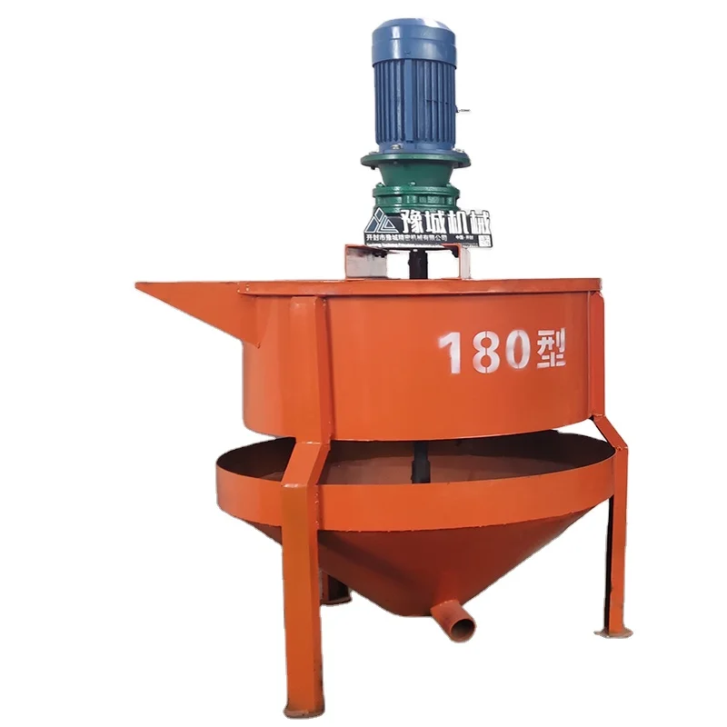 Vertical 200 double mixer cement mortar mixer 350 secondary mortar mixing barrel high speed pulping machine