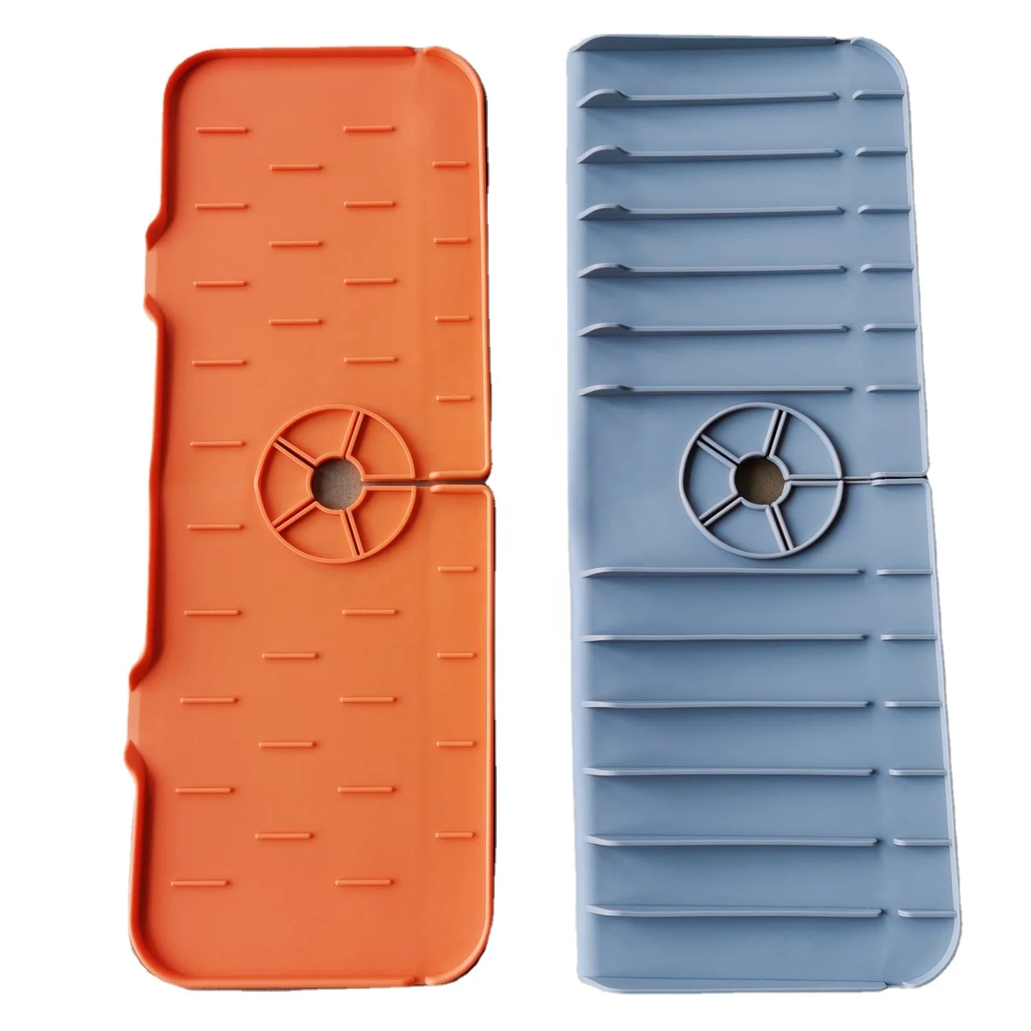 Kitchen Bathroom Counter Sink Water Prevent Absorbent Mat Drying Draining Pads Splash Guard Silicone Faucet Mat