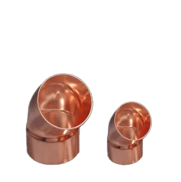 Copper pipe fittings 45 degree elbow T2 straight pipe coil connection fittings refrigeration fittings