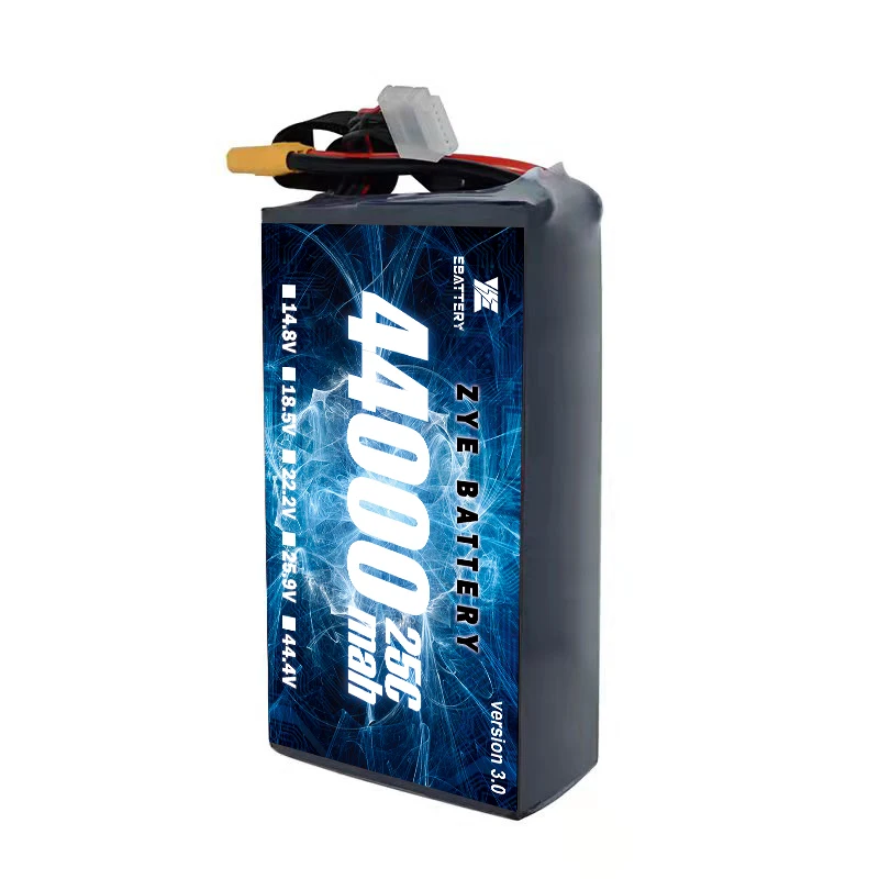 32000mAh 44000Mah 22.2v 5s 6S 12s 14s 25C 710.4WH LiPO Battery for Big Load Multirotor FPV Drone Hexacopter Octocopter