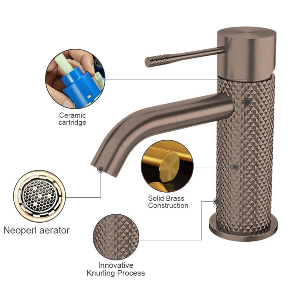 YSW design winner product bathroom mixer tap 1 hole deck mounted brass basin faucet torneira banheiro factory wholesale