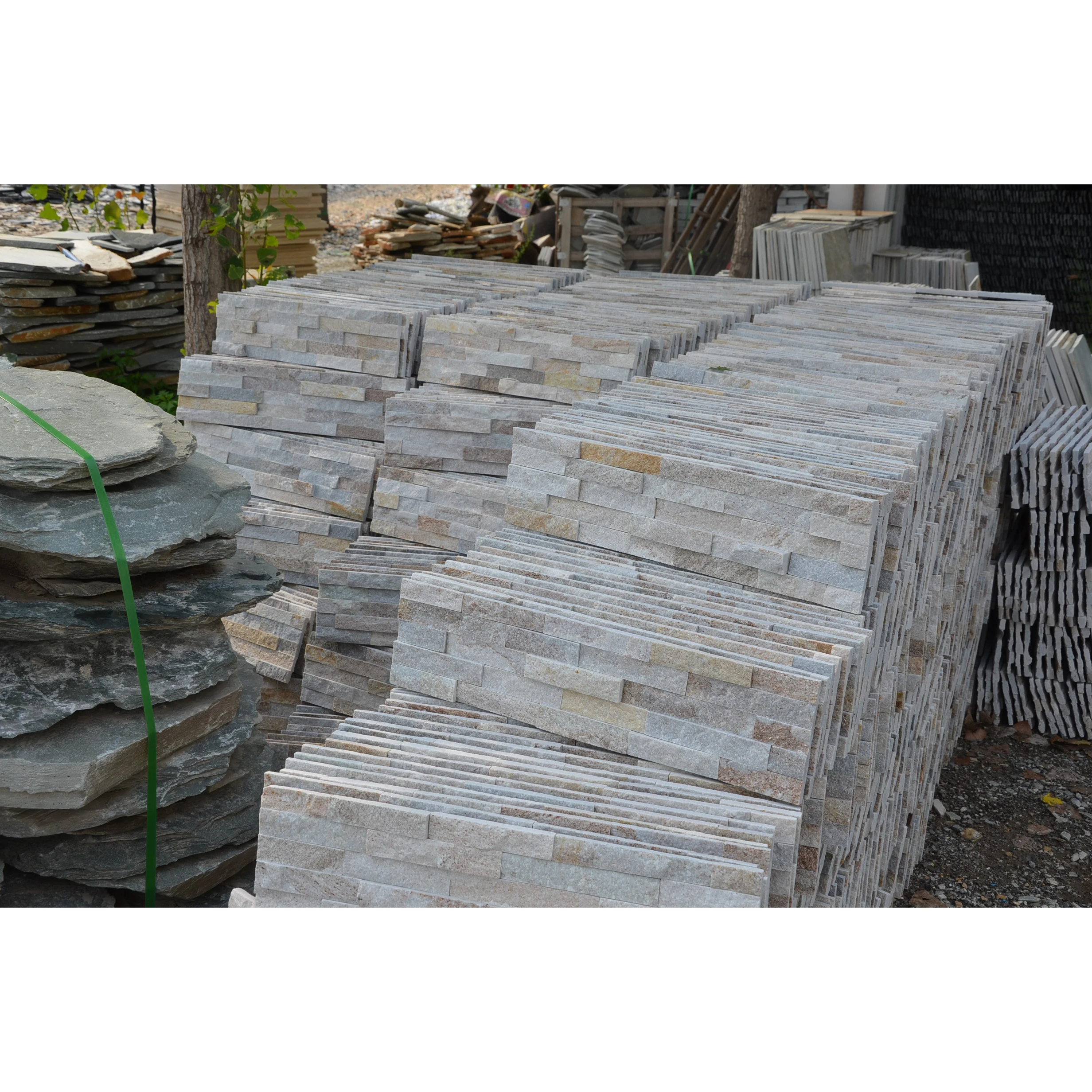 China Wholesale Ledge Stone For Building Exterior Wall Cladding Natural Stone Veneer Panel Outdoor Decoration