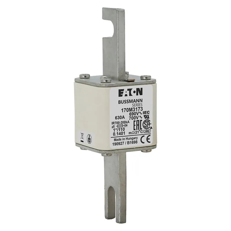125A 690V специальные предохранители 170M3163 Bussmann Предохранитель высокоскоростной квадратный предохранитель