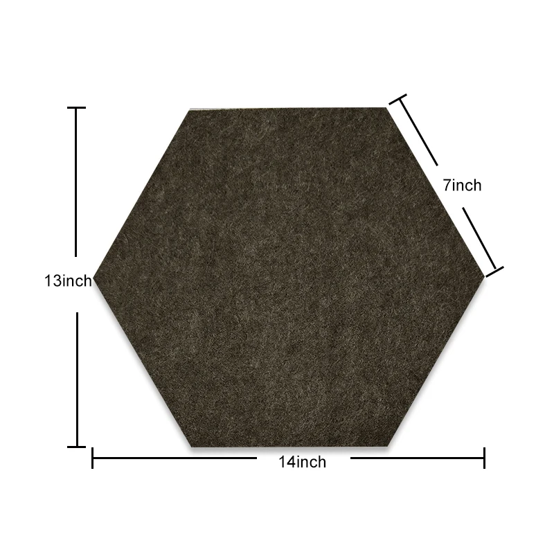 12 pack 14*13 inch office panels fireproof waterproof fabric acoustic panel for office