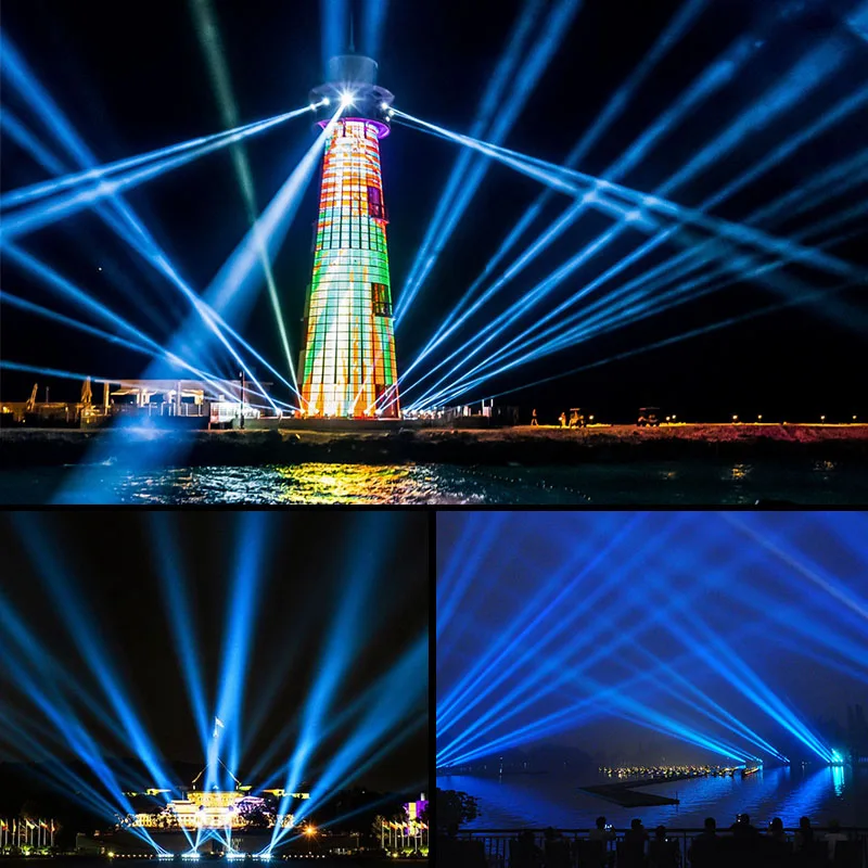 Outdoor Moving Head Beam 380 IP65 Cabeza Movil Sky Beam Searchlight 380w Waterproof Moving Head Light