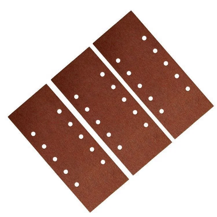 244040 EXTOL 10 holes 115X280MM P40 10pcs abrasive sanding paper for grinding