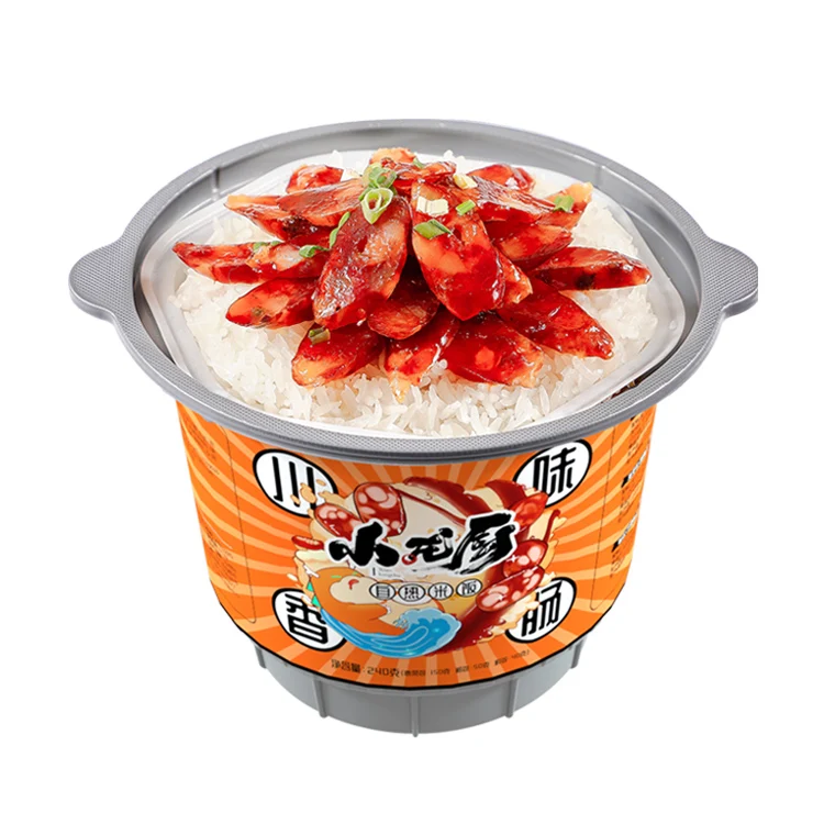 Удобный рис Sichuan, сосиска, самонагревающийся мгновенный рис