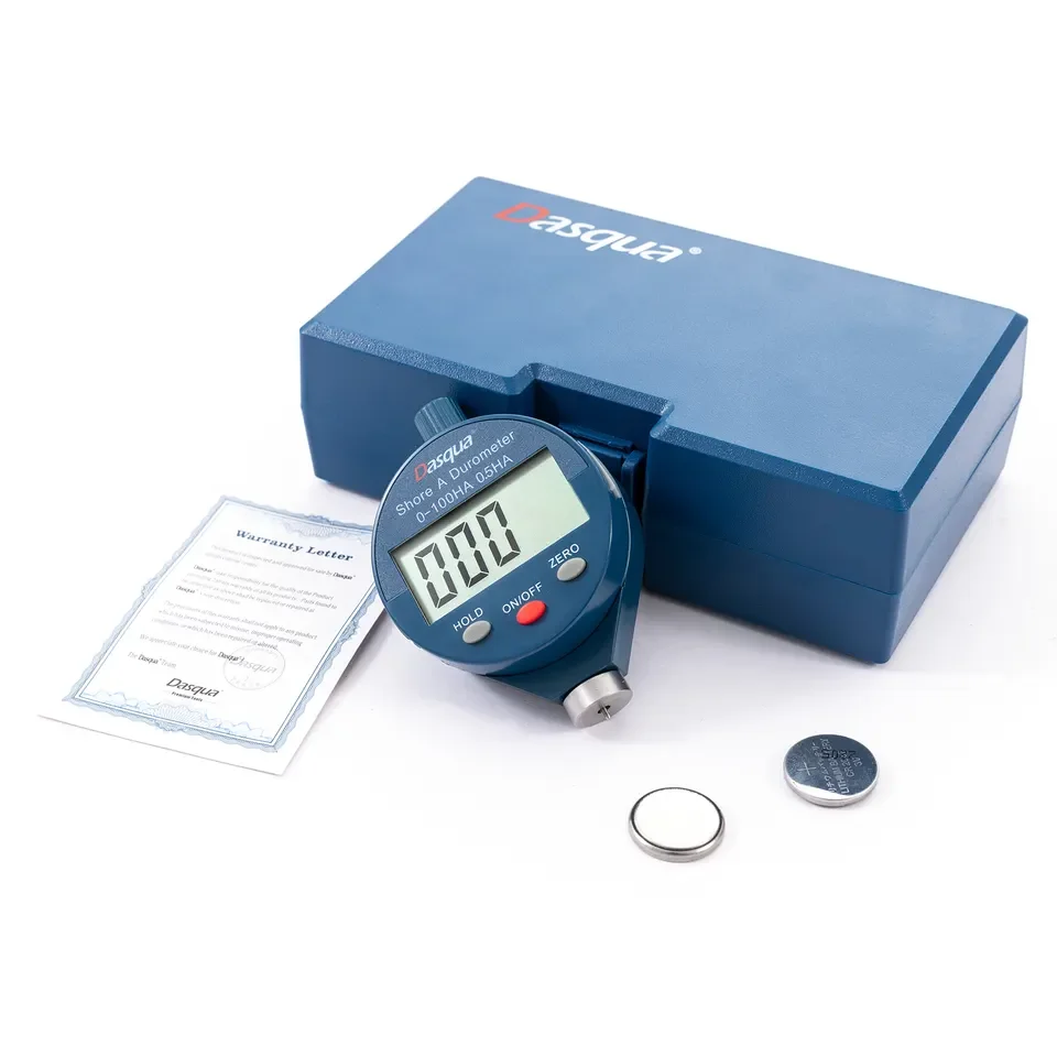 Dasqua 0-100HA Large LED Display Digital Shore A Durometer Soft Rubber Printer Roller Hardness Tester Testing Instrument
