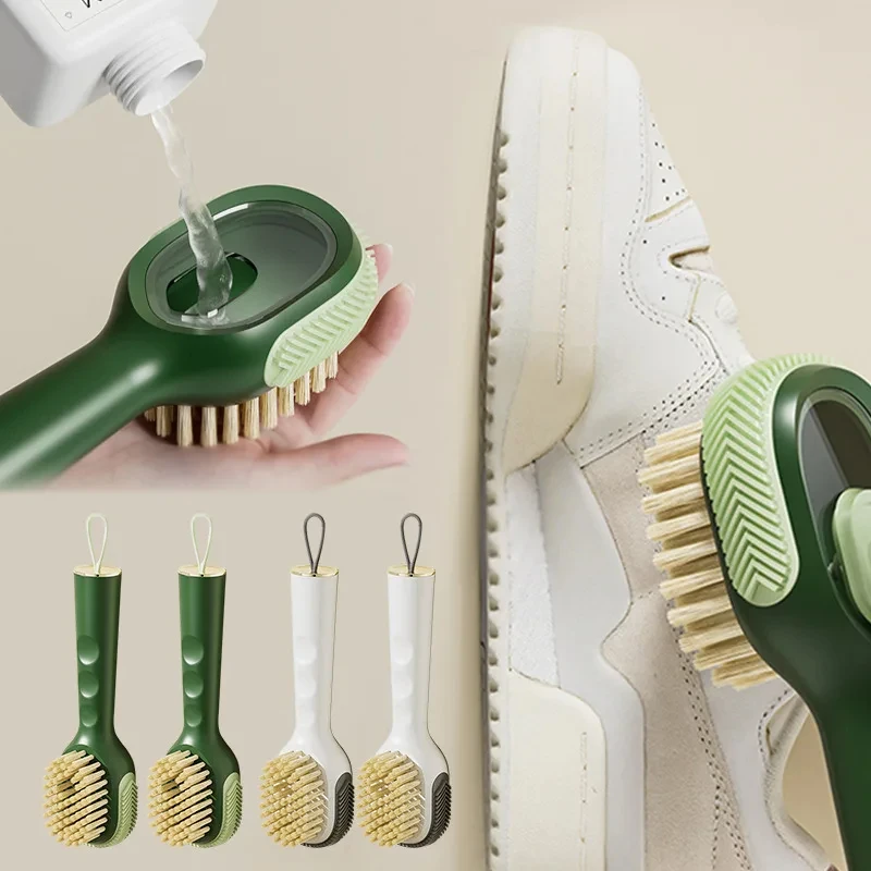 Multifunctional Cleaning Brush Soft-bristled Liquid Shoe Brush Clothes Shoe Clothing Board Brush Shoe Cleaner