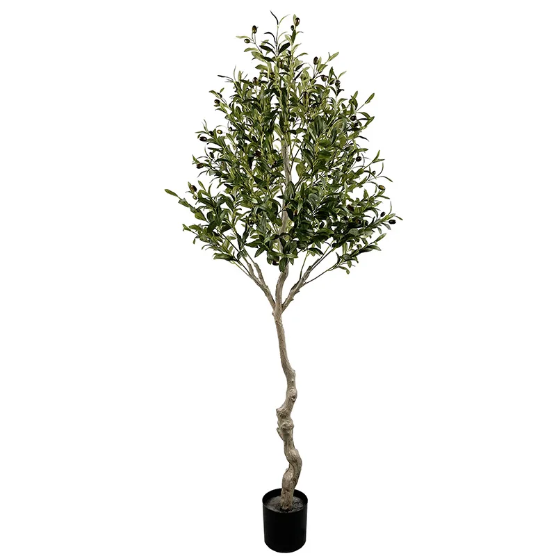 Factory direct Knocked Down Artificial Olive tree bonsai For home garden decoration high simulation artificial plants