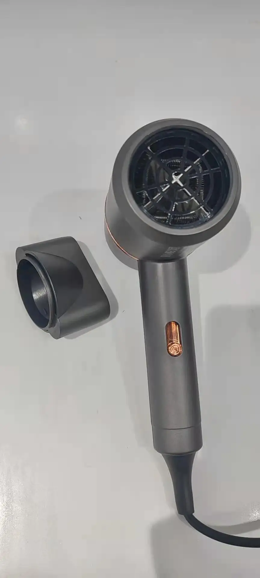 Professional hair dryer hot air style with nozzles blow dryer building hot cold air speed   adjust styling tool