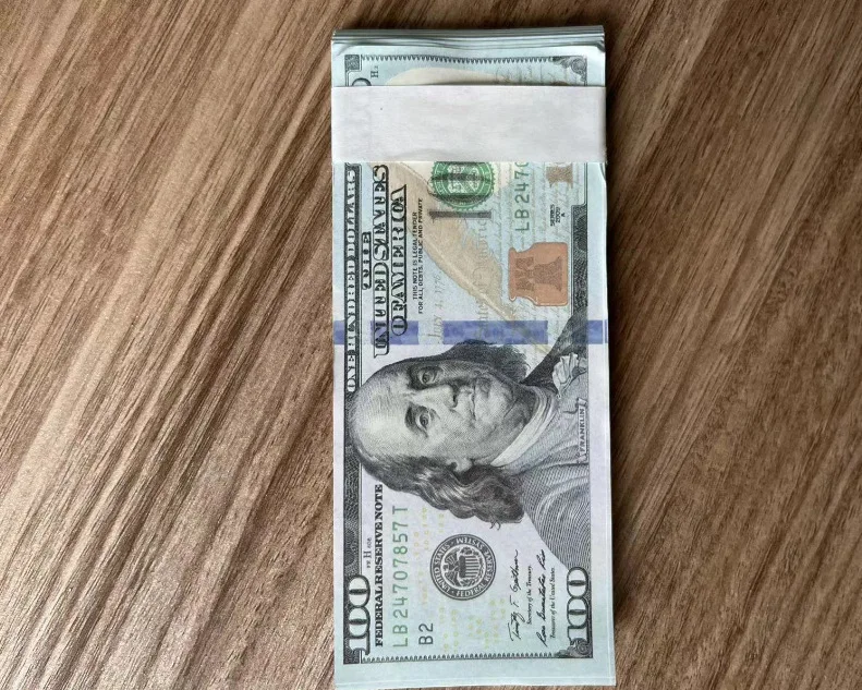 XR Custom 100 Dollar Bank Ancestor Money Notes Plastic Paper Movie Prop Money Party Game Birthday Christmas Occasions-Prop Money