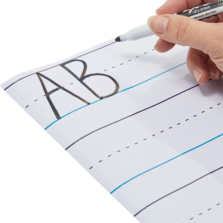 Giant Large Size Magnetic Handwriting Practice Graph Paper For Kids Preschool Writing Letters Words