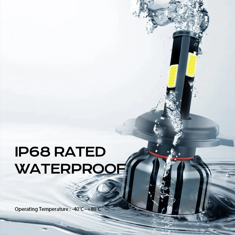 360Light Brand 4sides LED headlights 4A series H4 7000lm high low beam inexpensive car head light