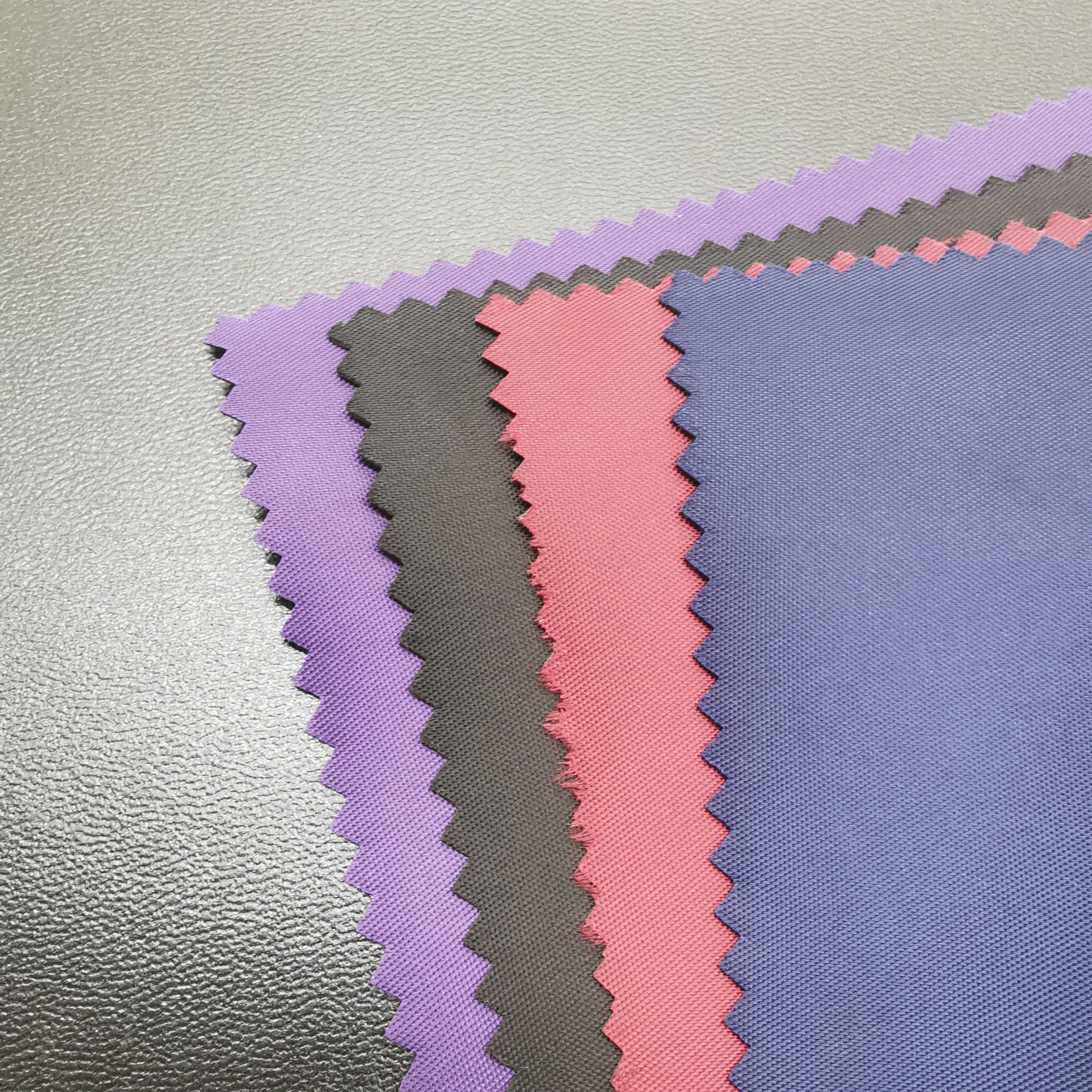 wholesale 290T foam PVC coating waterproof Nylon Twill fabric for backpack