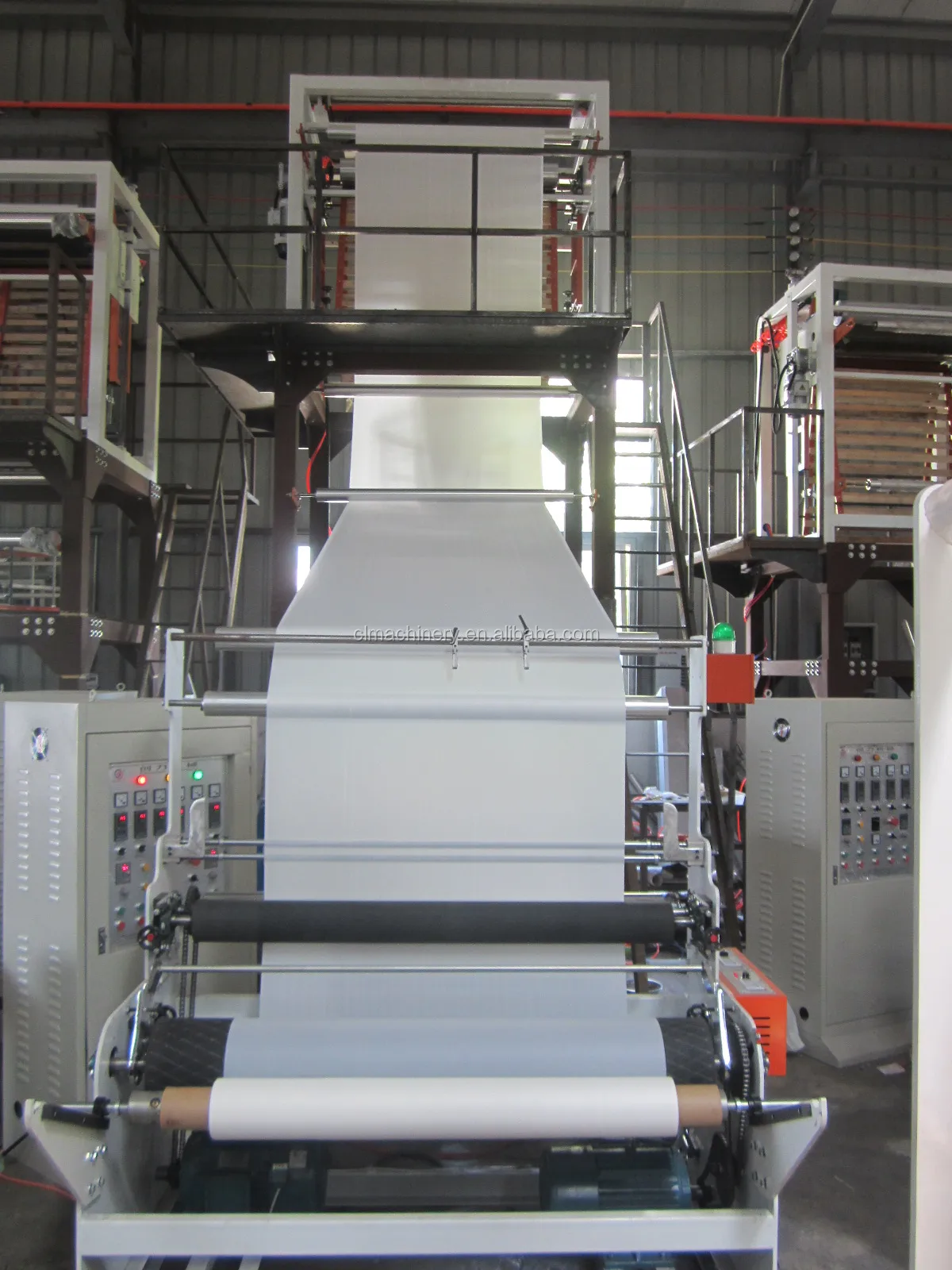 Биоразлагаемый кукурузный крахмал фильм удар экструдер