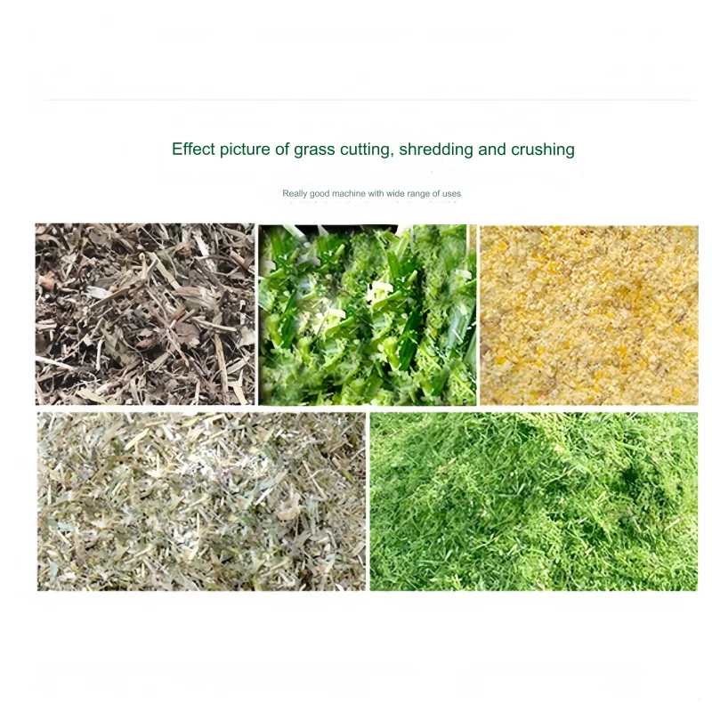 Dual purpose forage chaff cutter grinding machine silage corn stalk chopper cutting crusher machine