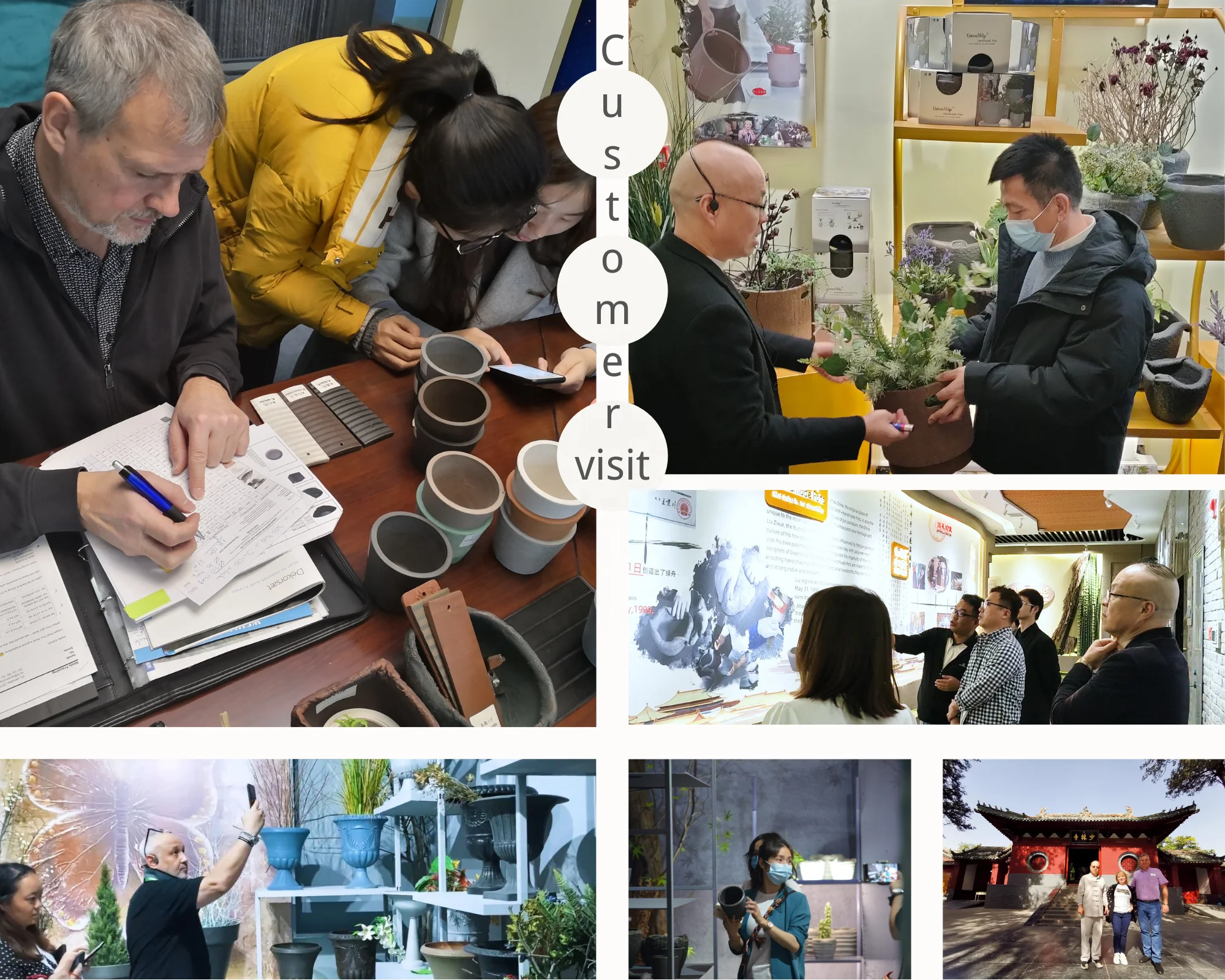 Greenship bowl shape small Resin Round Succulent Plants bonsai Pot