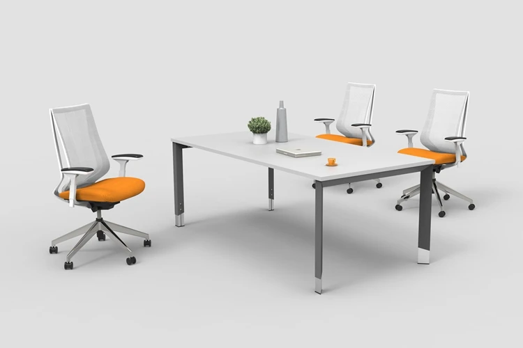 wholesale height adjustable office furniture design white work station desk table frame