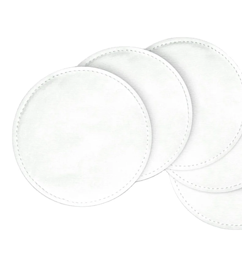 China Manufacturers Round Cosmetic cotton pads makeup remover Make Up Remover Absorbent Cotton Pads cosmetic