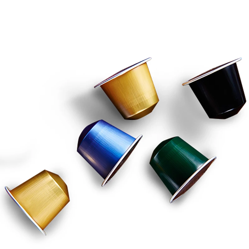 Hot Sales Colorful Nespresso Capsule/Empty Aluminum Foil Coffee Capsule