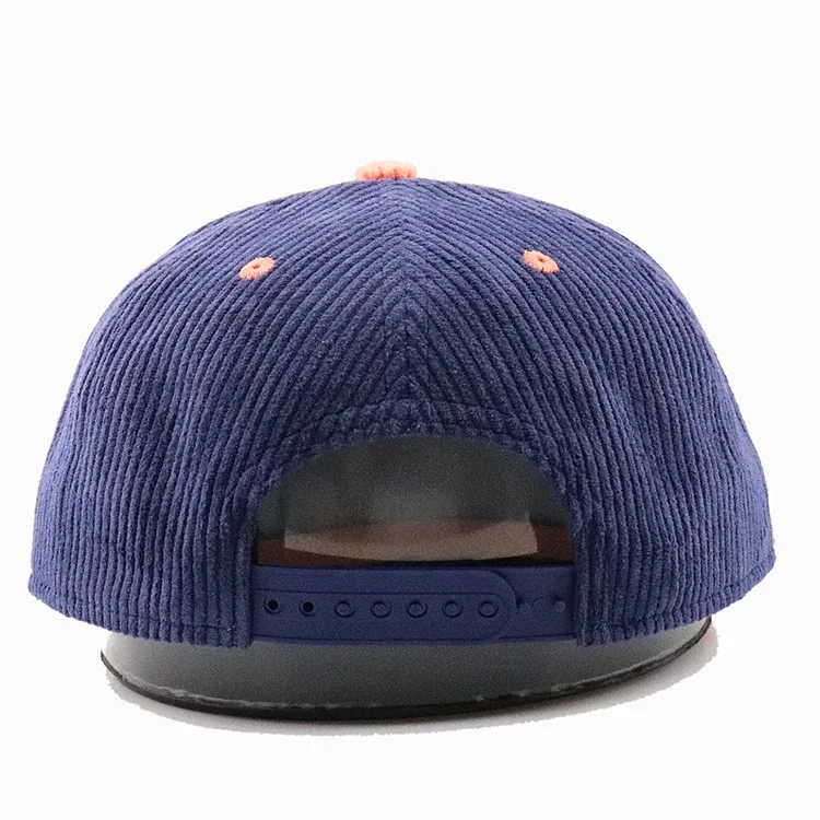 high quality vintage cap corduroy snapback cap hats 5 panel corduroy