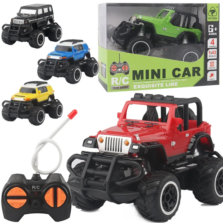 Mini 1:40 Car Big Wheels RC Remote Control Car Radio Control Toys Boy Racing Model Car Baby Gift Toy Battery Toy Kids Wholesale