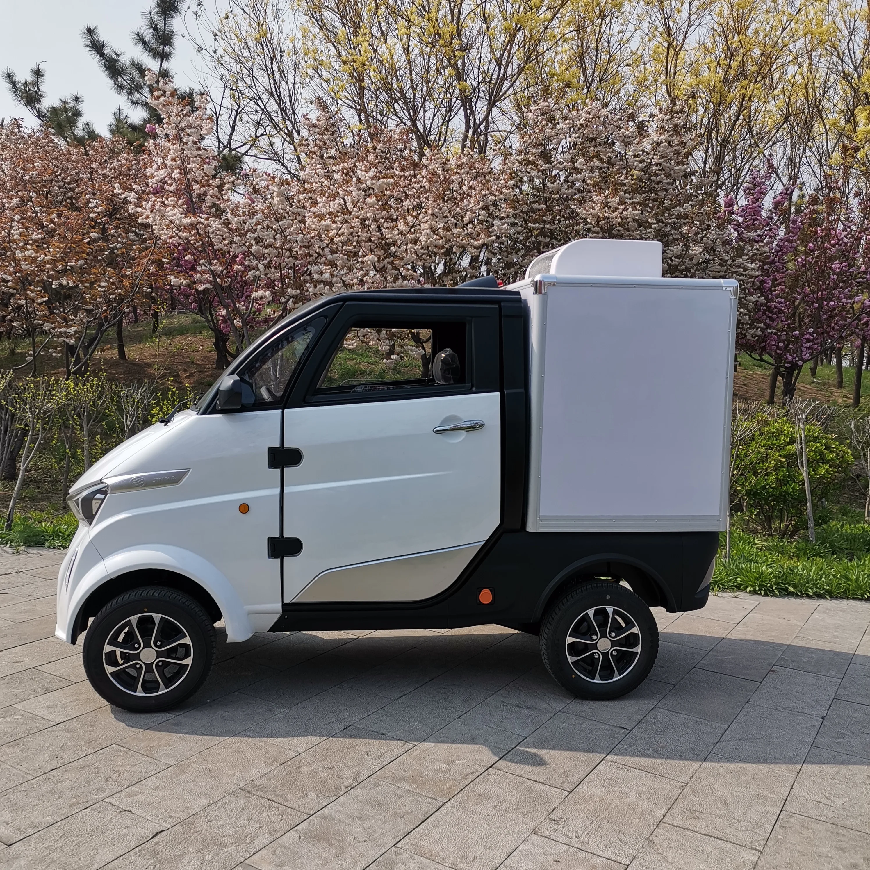 4 Wheels lithium battery mini truck for fast food delivery hot selling new car in Europe