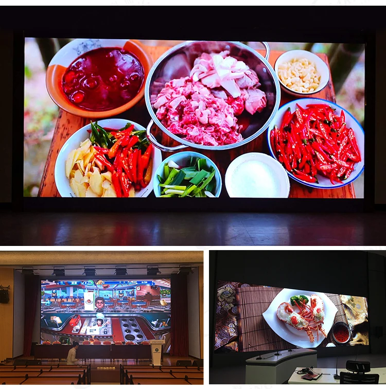 LED Display 3D Film Shooting Virtual Production Indoor LED Screen Silm Design HD For Conference Room