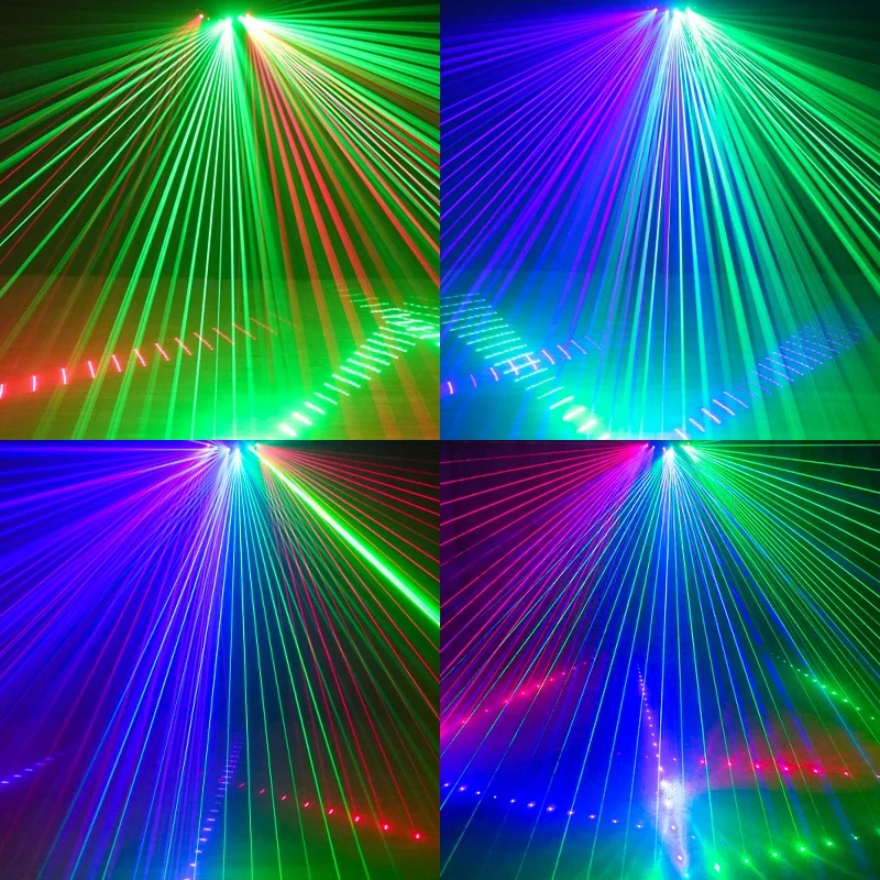 New style LED spider laser beam light projector, RGB full color DJ moving head beam light, 6 eyes beam laser stage light