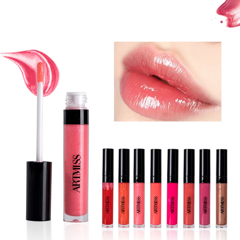 Artmiss Liquid Lip Gloss Clear Decorations Waterproof Lip Gloss Glitter