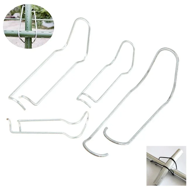 Greenhouse Agriculture Galvanized Accessories Fittings Metal Spring Clip For Roof Pipe