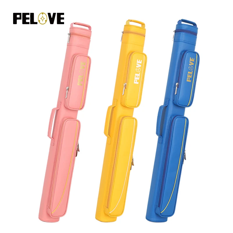 New market bright color, with front pocket can hold billiard accessories, professional cue case billiard