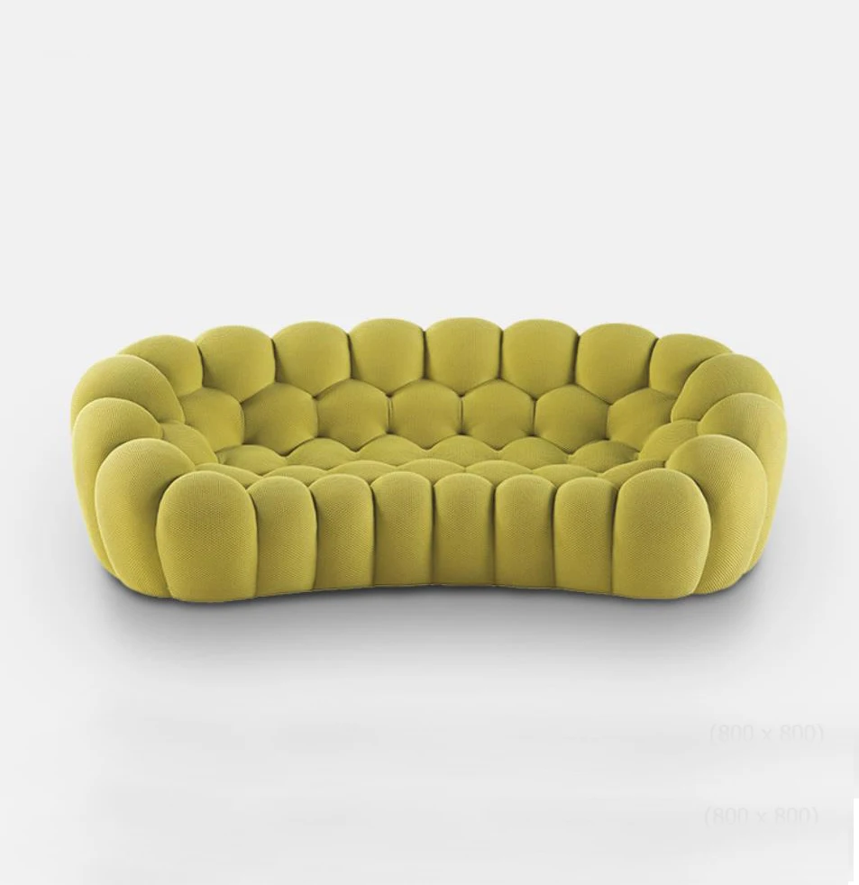 Boubble sofa for living room in fabric 3 seats sofa for Dubai hotel
