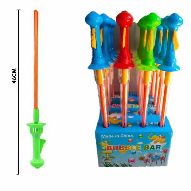 Оптовая продажа, детские игрушки в виде пузырьков, емкость 46 см для девочек и мальчиков, концентрированная жидкая пузырьковая палочка