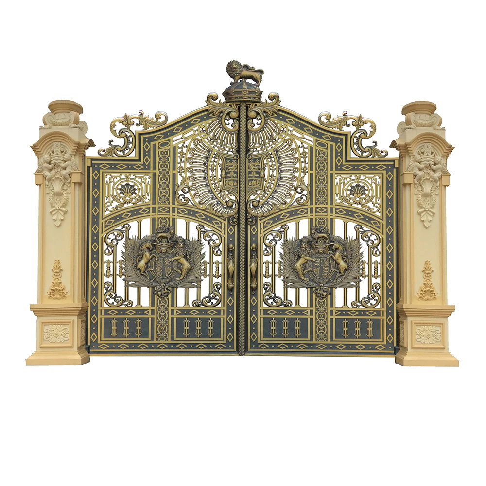 External Front Metal Gate Designs Used Cast Aluminum Door Gates High Quality House Main Gate Designs Aluminum Gate