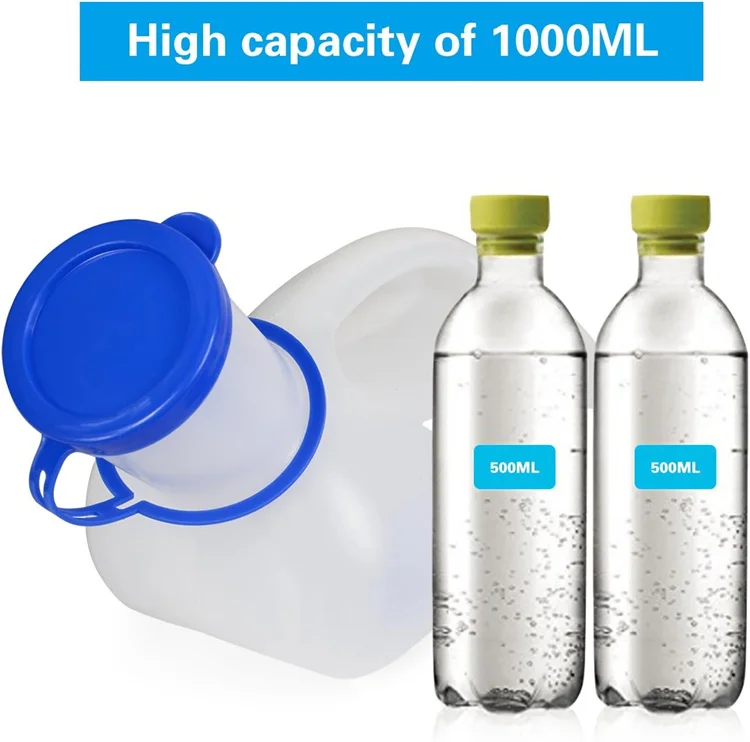 1000ml  Camping Outdoor Travel Car Unisex Portable Urine Container Pee Urinal Bottles for Men Women