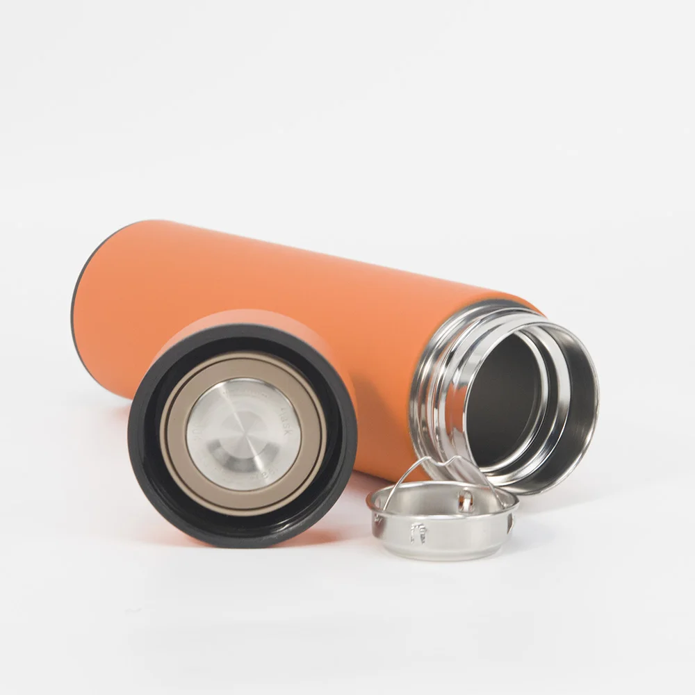 Double Digital Vacuum Insulation 500ml Thermos Tumbler Stainless Steel Smart Water Bottle with LED Temperature Display