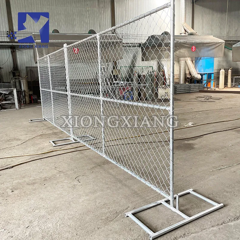American used 6x12ft construction removable temporary chain link fence panel stand