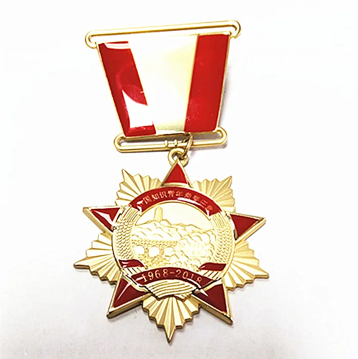 China Dongguan factory price antique brass color plated metal custom medal award sport medals club medal