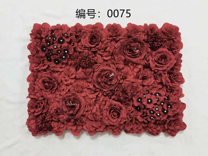 Decorative Flowers Wreaths And Plants Pink White Wall Decor Panel White Rose Wall Flower Wedding 3D Flower Wall