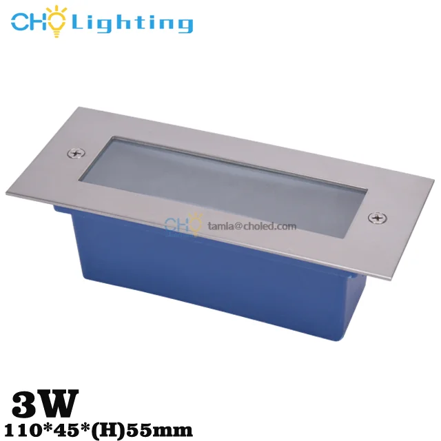 IP65 waterproof 3W LED stair wall light led step light 12v 24v 110v 220v outdoor decoration lamp