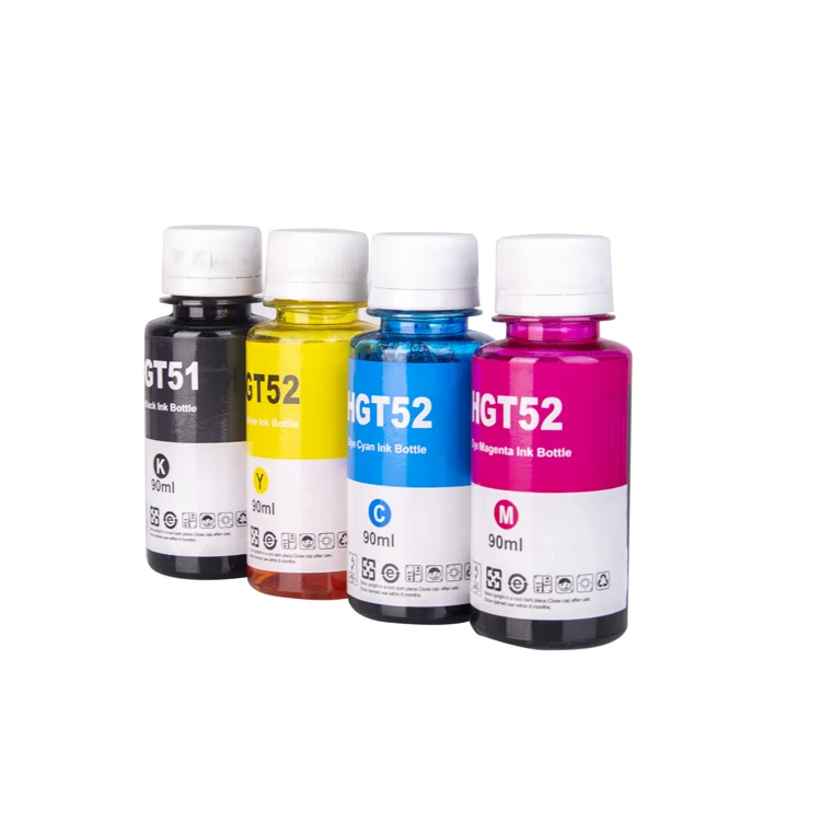 GT51 GT52 refill dye ink for HP Deskjet GT5810 GT5820 GT5830 GT5840 GT5850
