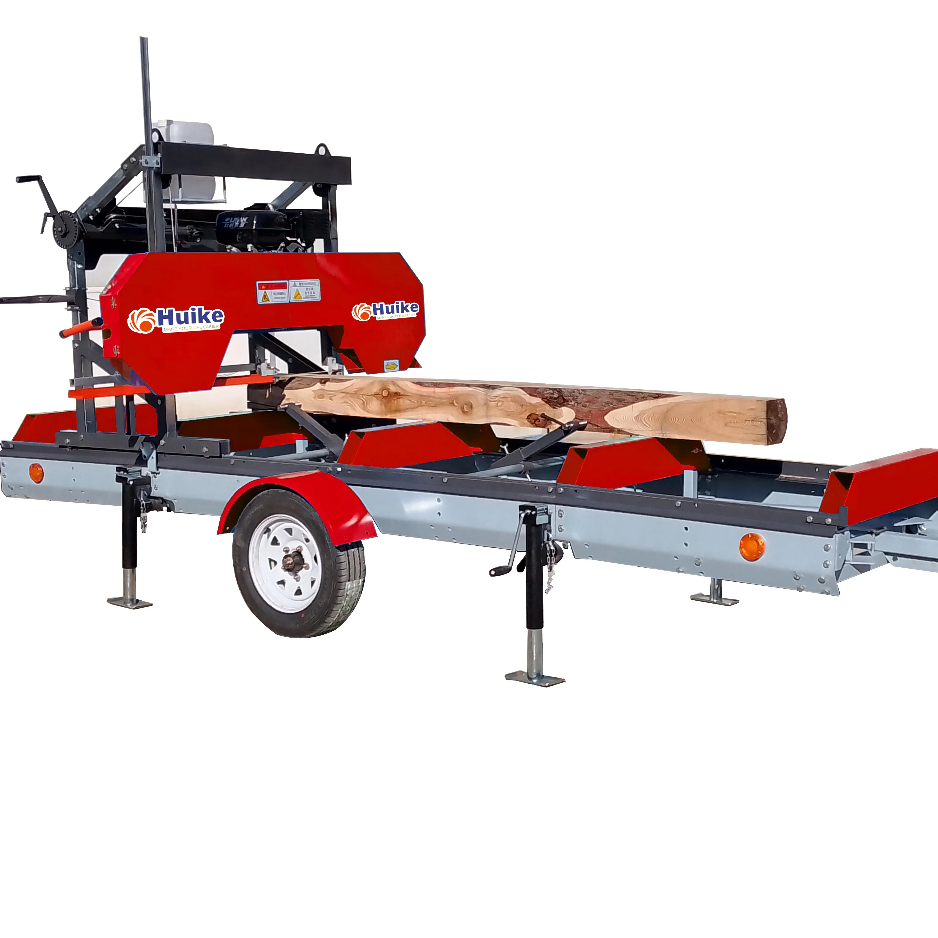 26 inch / 31 inch Wood Cutting Saw Machine Portable Horizontal Band Sawmill Log Saws Mill