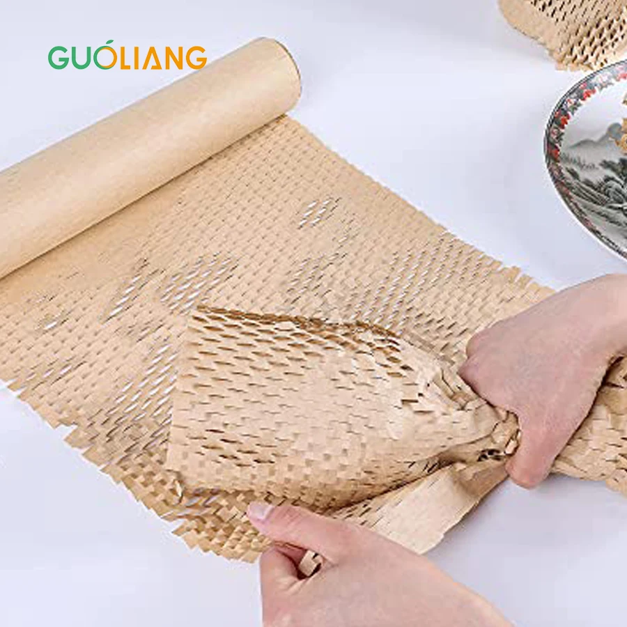 Honeycomb Cushion Paper Mailer Padded Shipping Bags Compostable Honeycomb Paper Mailers