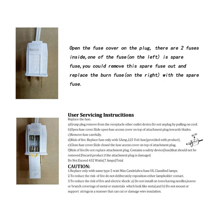 Connectable Led christmas lights outdoor decoration Edison Lights with Incandescent Bulb US Plug white wire