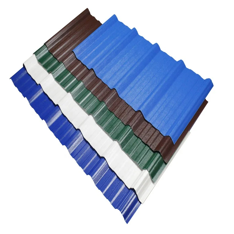 ASA pvc roof tile building materials corrugated pvc sheet modern house design in chinese for types