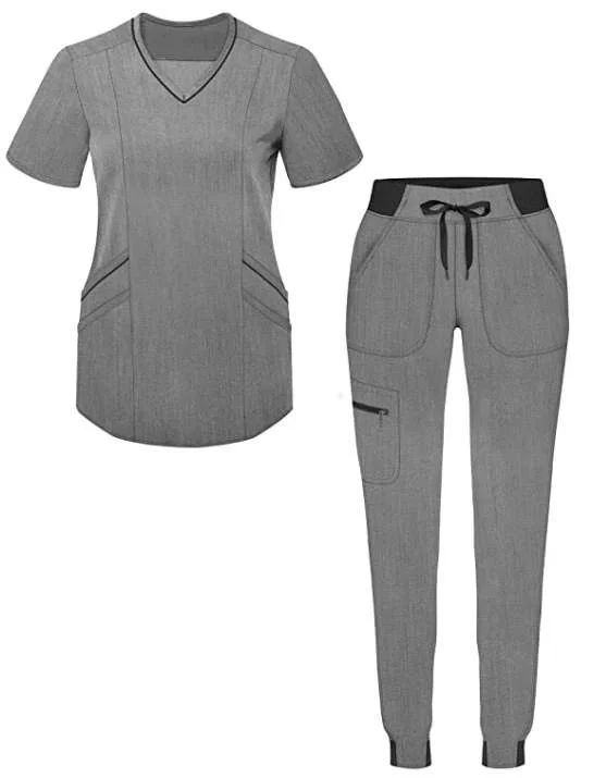 OEM оптовая продажа, Униформа высокого качества для медсестер, скрабы, новый дизайн