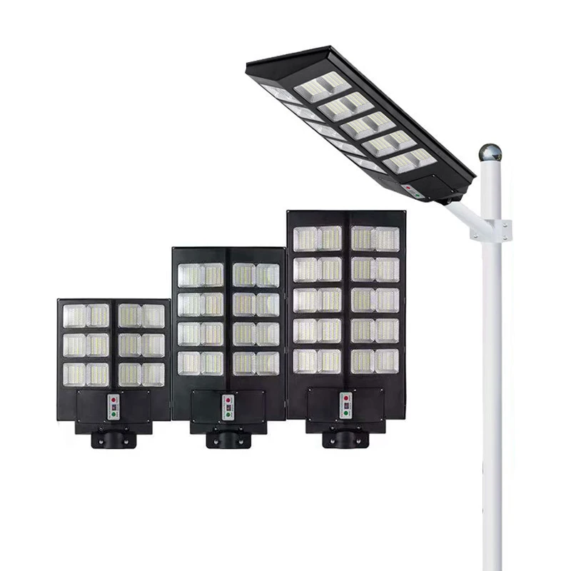 High Power 1000w led all in one solar street light with remote Waterproof IP65 grade solar lights outdoor