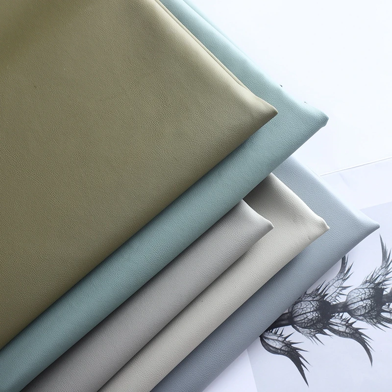New Technology Cloth Recycled 100% Polyester Faux Pu Leather Fabric For Sofa artificial leather